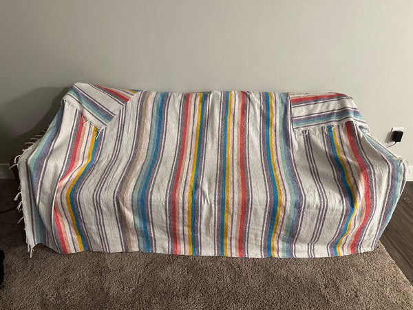 Mexican Baja Blanket Striped