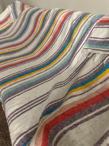 Mexican Baja Blanket Striped