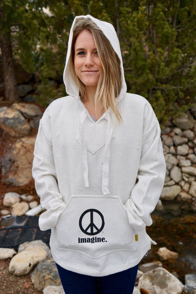 Imagine Peace Baja Hoodie